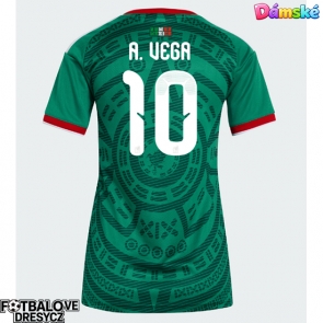 Mexiko Alexis Vega #10 Dámské Domácí Dres MS 2026 Krátký Rukáv